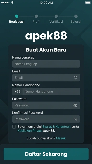 Cara Mudah Daftar Akun Apek88 Untuk Pengguna Android