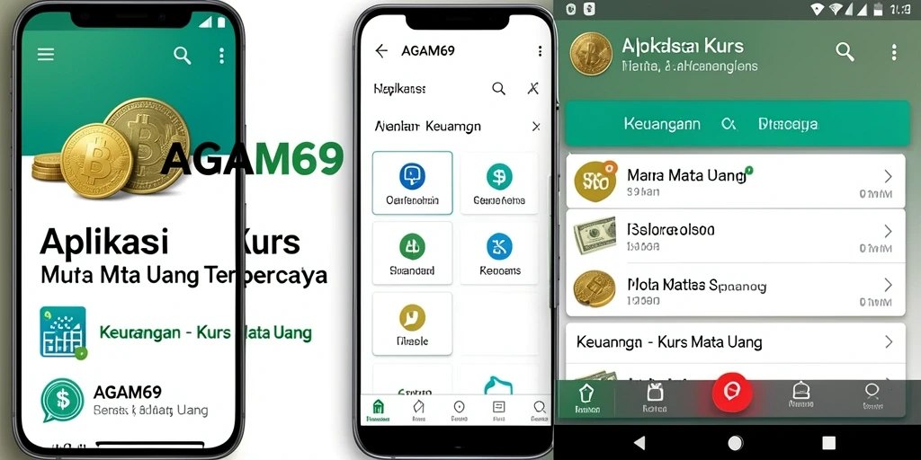 Antarmuka AGAM69 menampilkan grafik nilai tukar mata uang yang lengkap dan informatif.