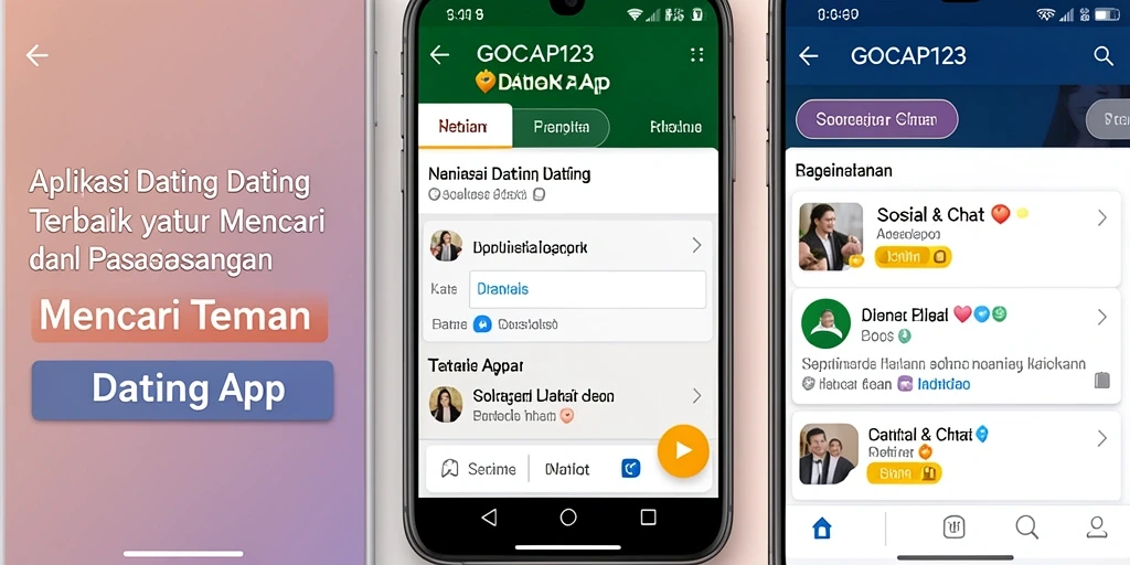 Tampilan antarmuka GOCAP123 yang menarik dan fungsional.