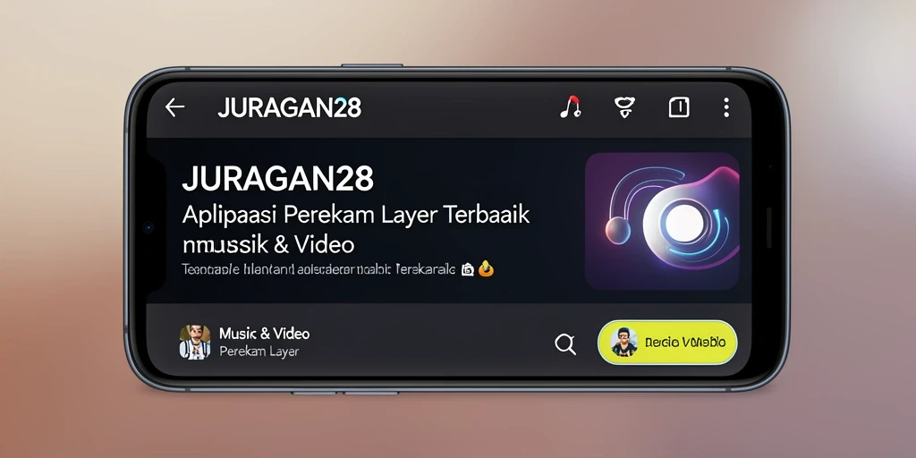 Tampilan antarmuka JURAGAN28 saat merekam layar untuk video berkualitas tinggi.