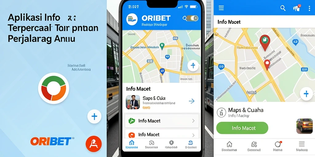 Tampilan antarmuka aplikasi Info Macet ORIBET yang jelas dan informatif.