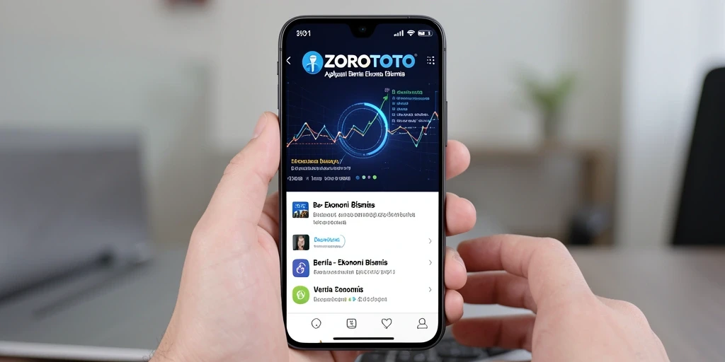 Tampilan antarmuka ZOROTOTO yang modern dan informatif.